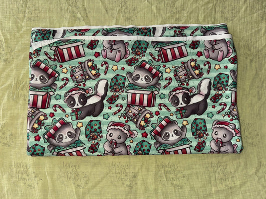 Christmas trash animals