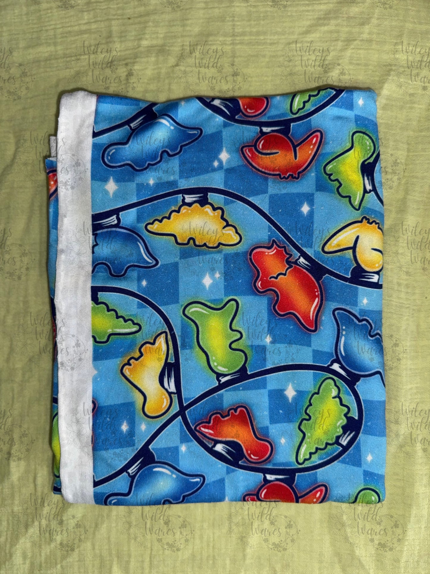 Blue checks Dino lights