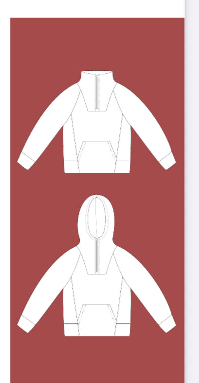 Slope half-zip jacket and joggers